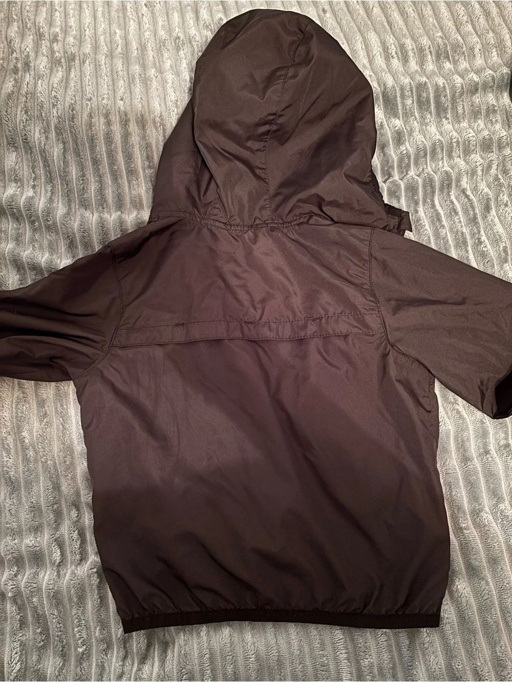 Quiksilver Black Mesh-Lined Hooded Jacket